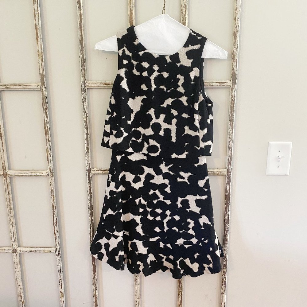 Banana Republic Size 6 Cape Top Printed Dress